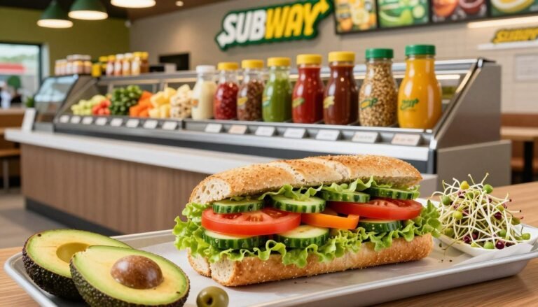 subway nutrition menu